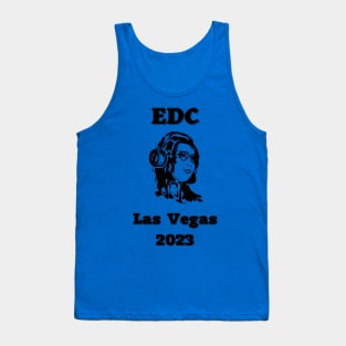 EDC Las Vegas 2023.Black Tank Top